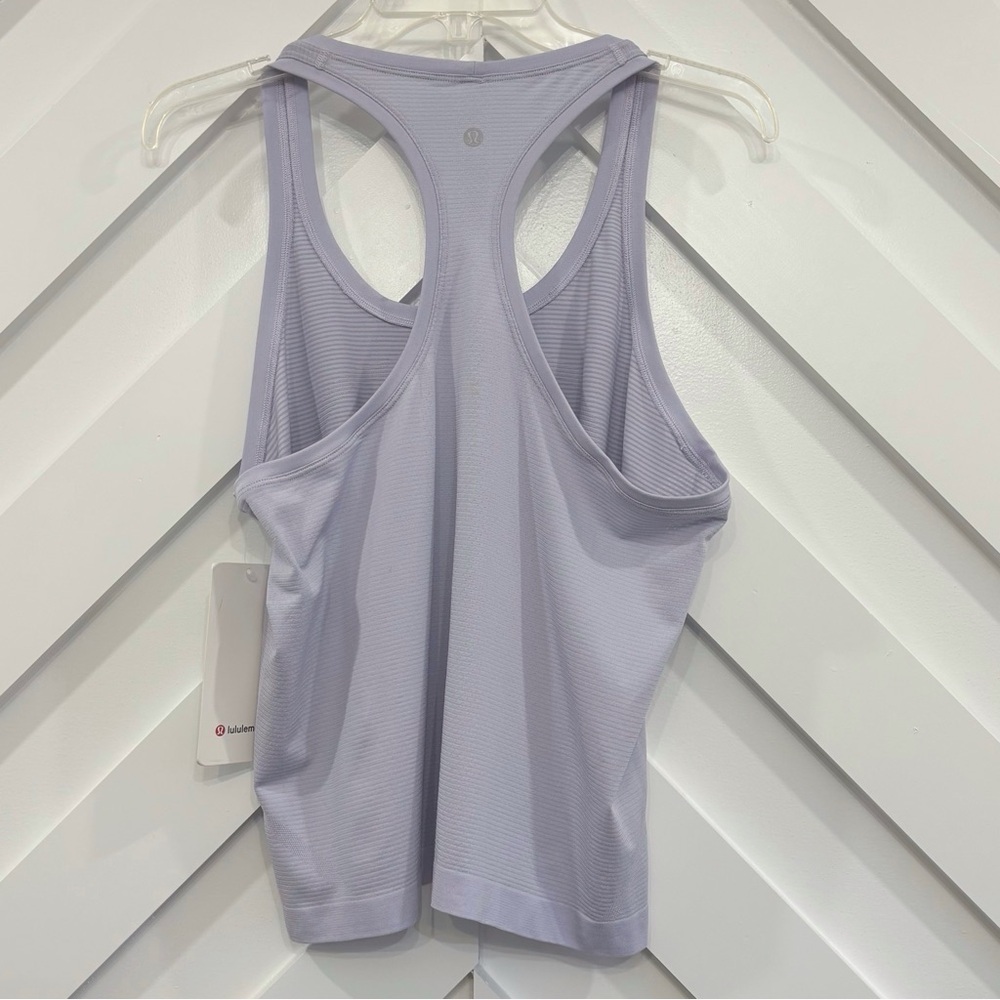 NWT Lululemon Swiftly Tech Racerback Tank Top *Race In Lavender Frost Size 12 - Picture 3 of 6